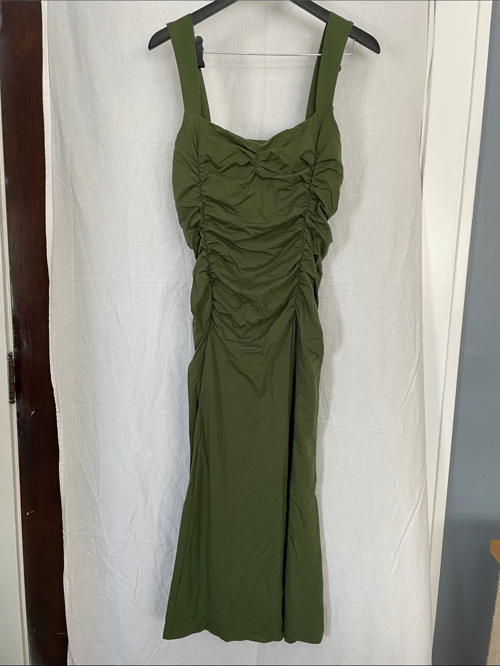 Reformation Suvi Knit Dress in Green